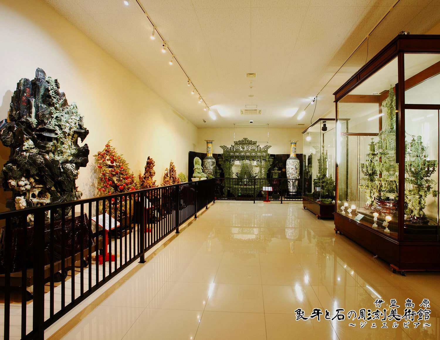 Jade sculpture Exhibition Room